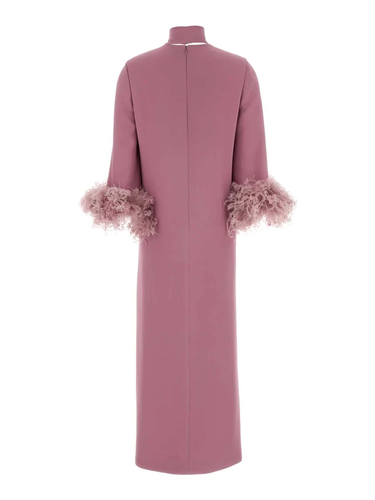 DRESS MIDI WITH FEATHERS alternative