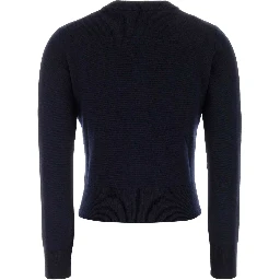 QUOTA-CREWNECKCARDIGANWITHAMIDECOEUR