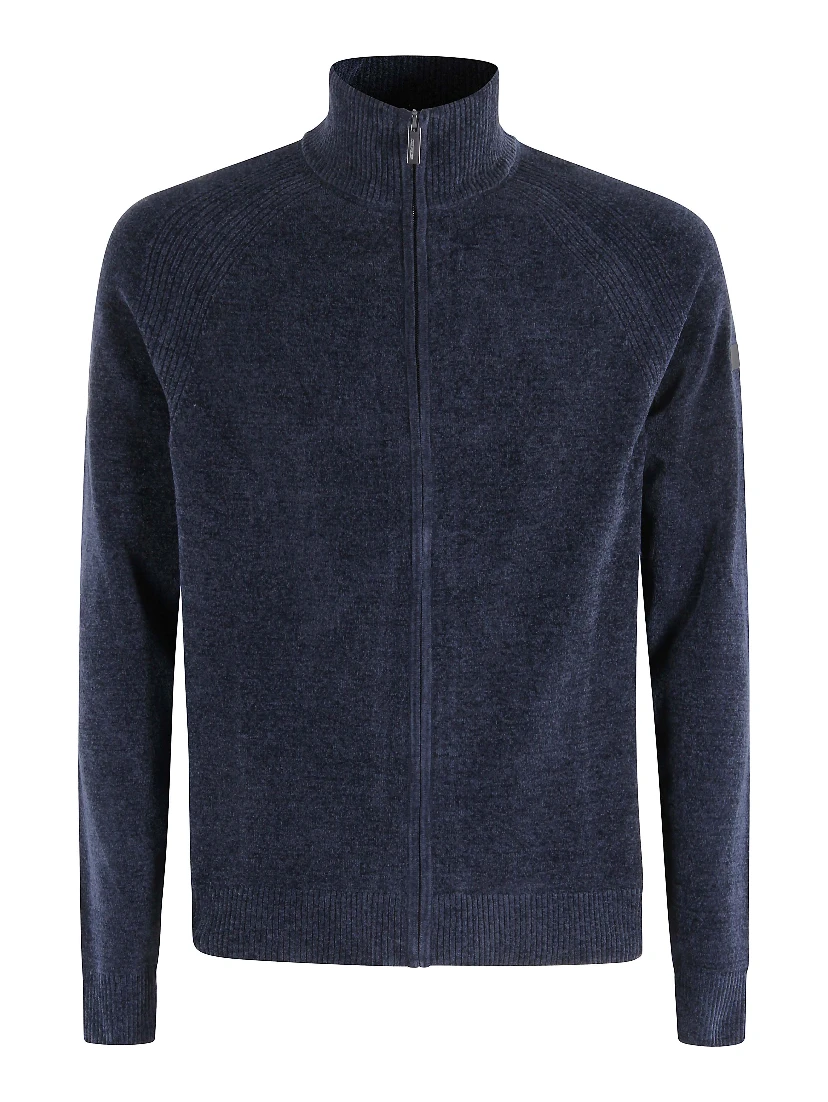 VELVET FULL ZIP KNIT