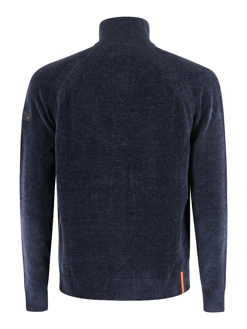 VELVET FULL ZIP KNIT
