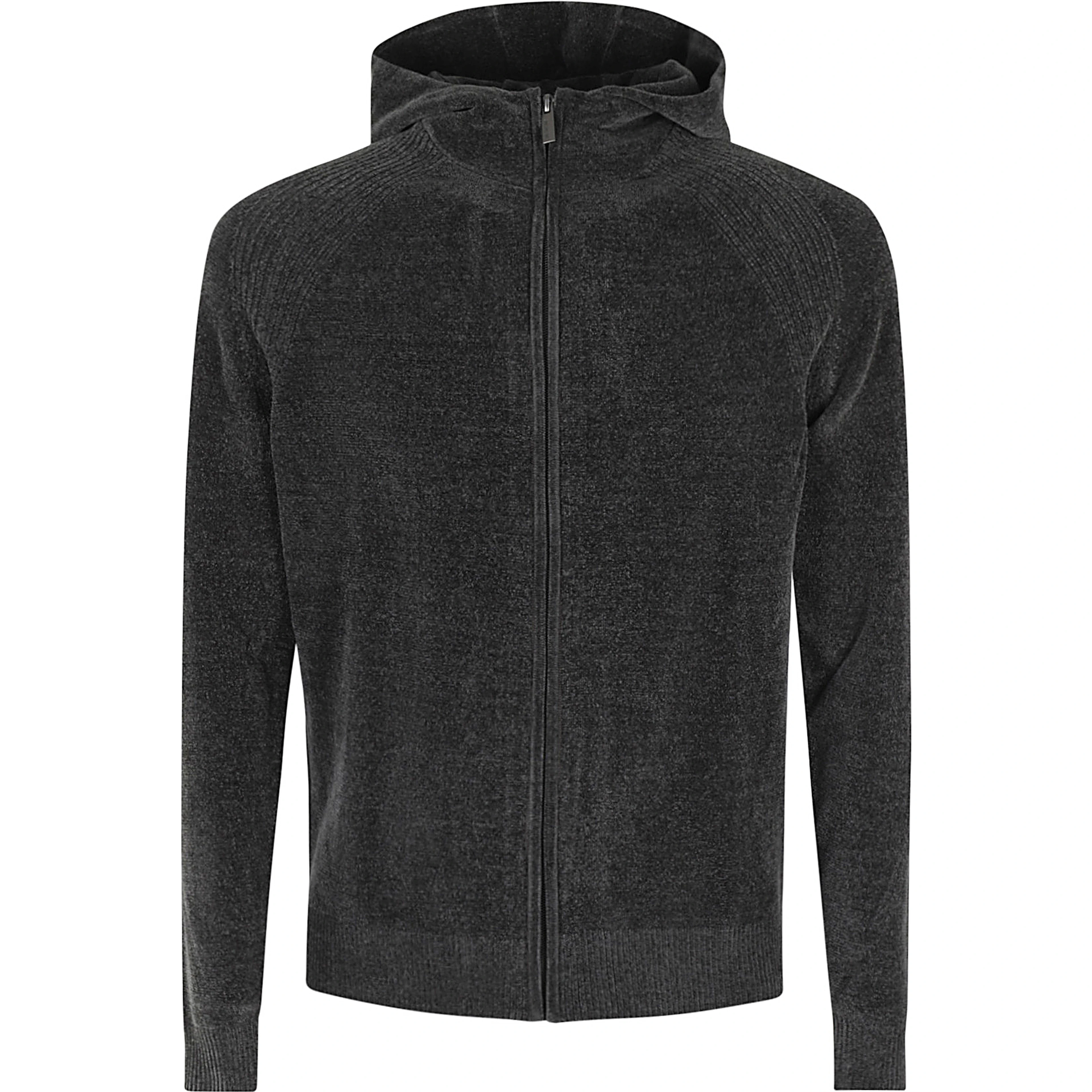 VELVET HALF ZIP KNIT
