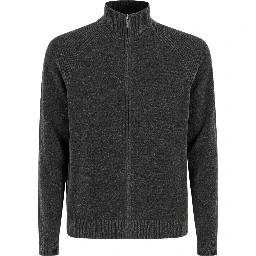 VELVET FULL ZIP KNIT