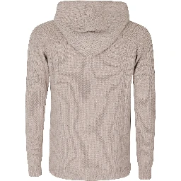 MAGLIA ZIP CAPPUCCIO