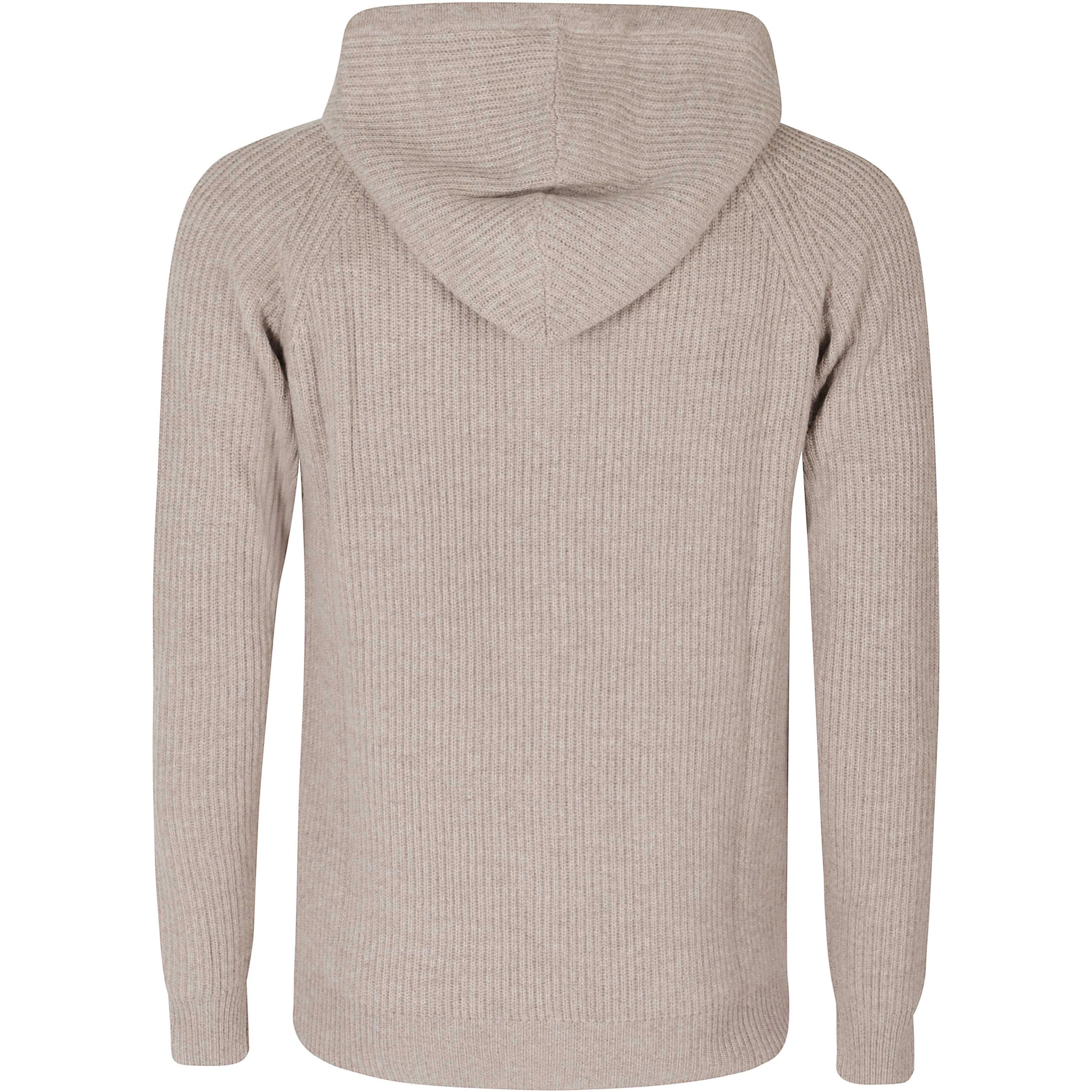 MAGLIA ZIP CAPPUCCIO