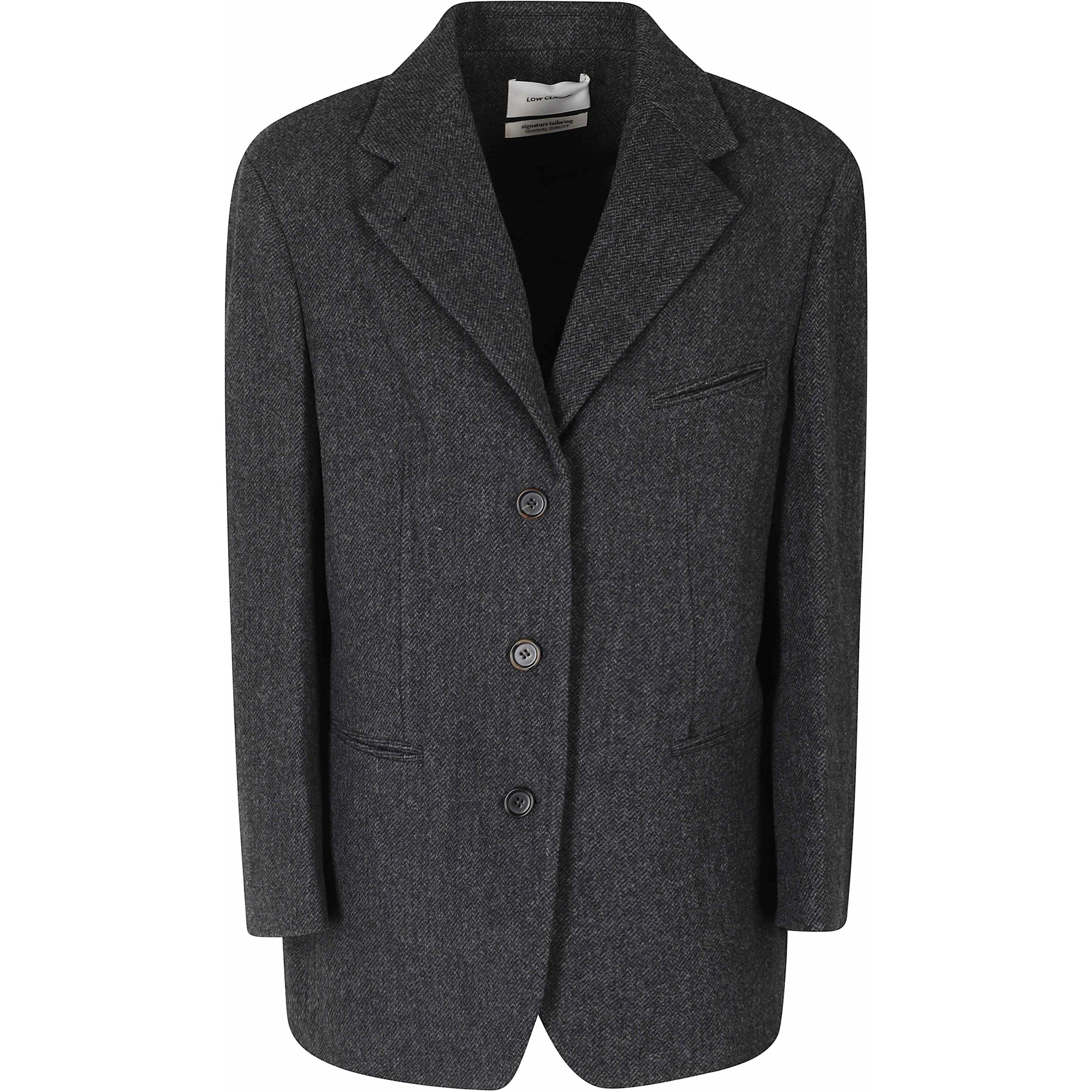 OVERSIZED WOOL TAILORED JACKET