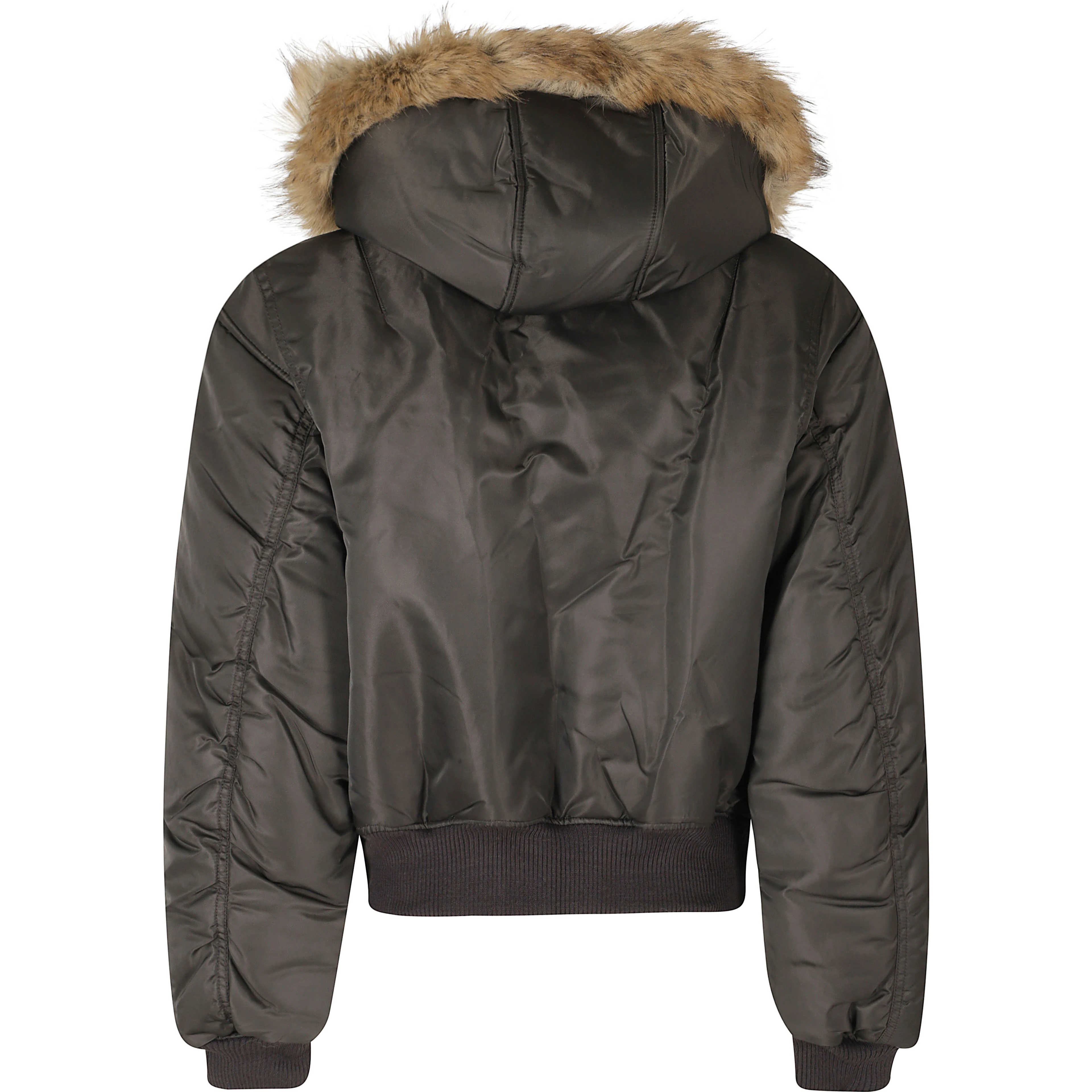 HOODED BOMBER JACKET