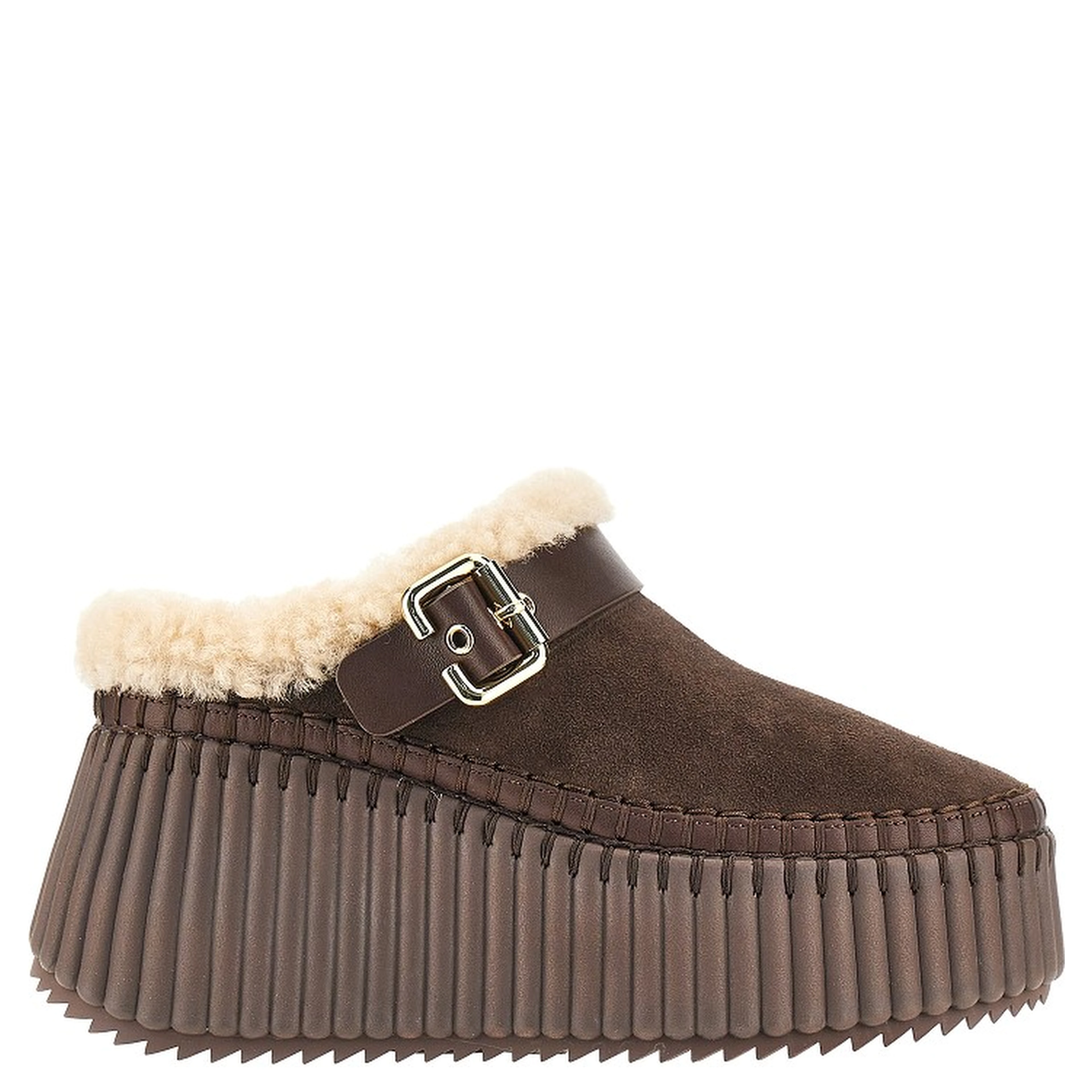 'Nama' wedge heel mules