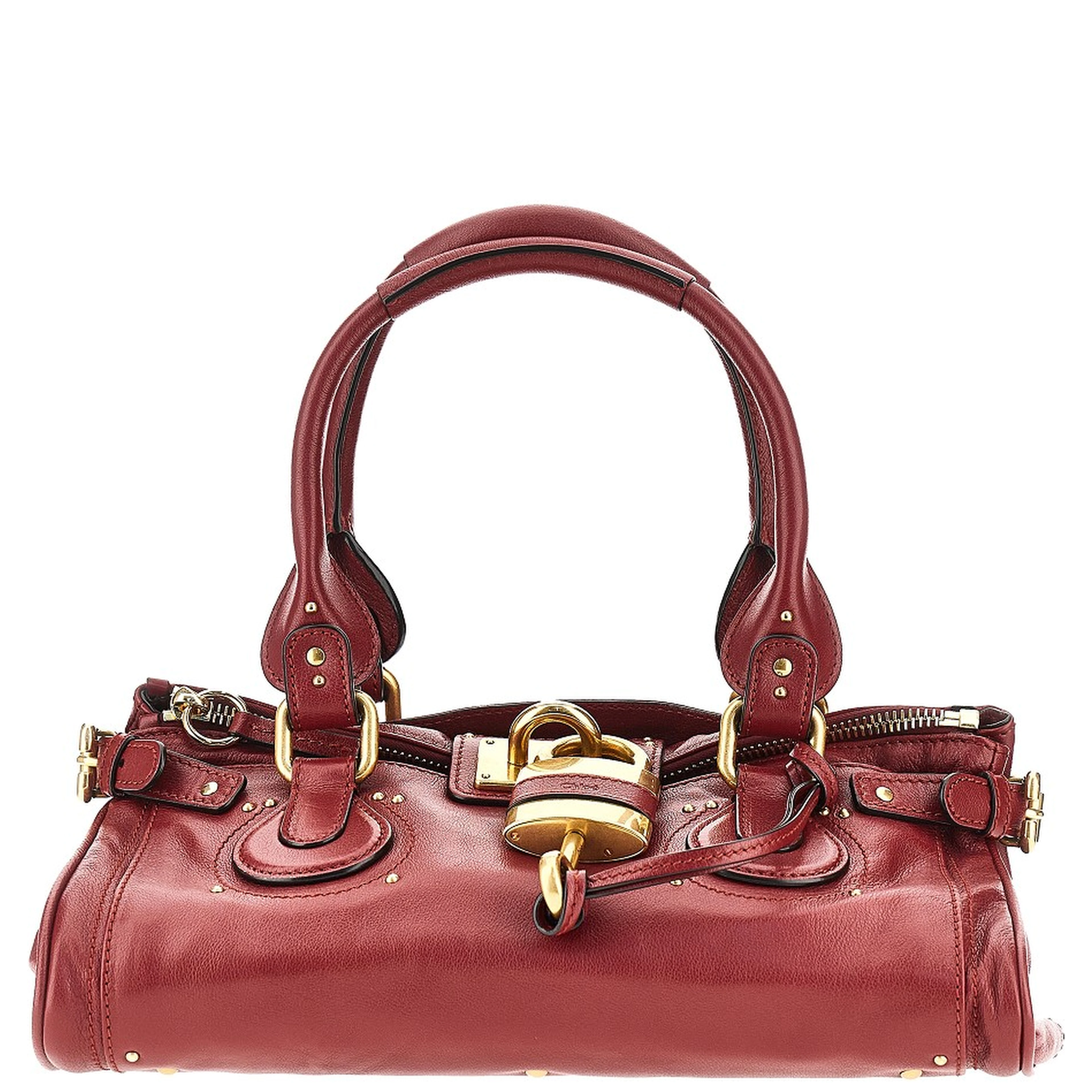 'Paddington' grained leather bag