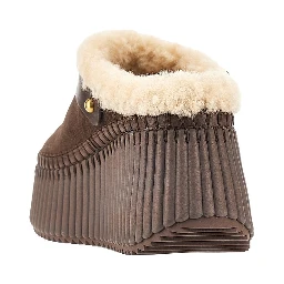 'Nama' wedge heel mules