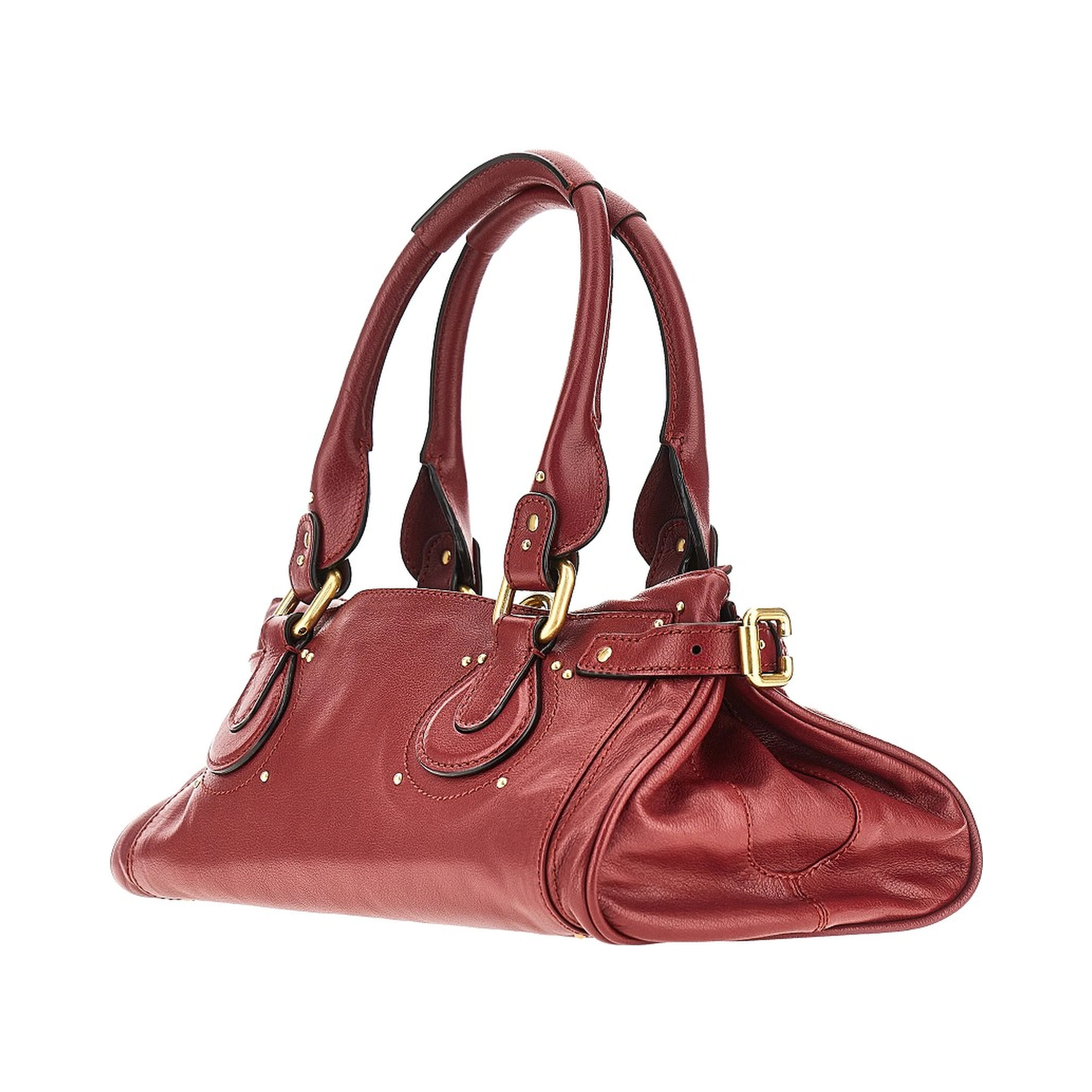 'Paddington' grained leather bag