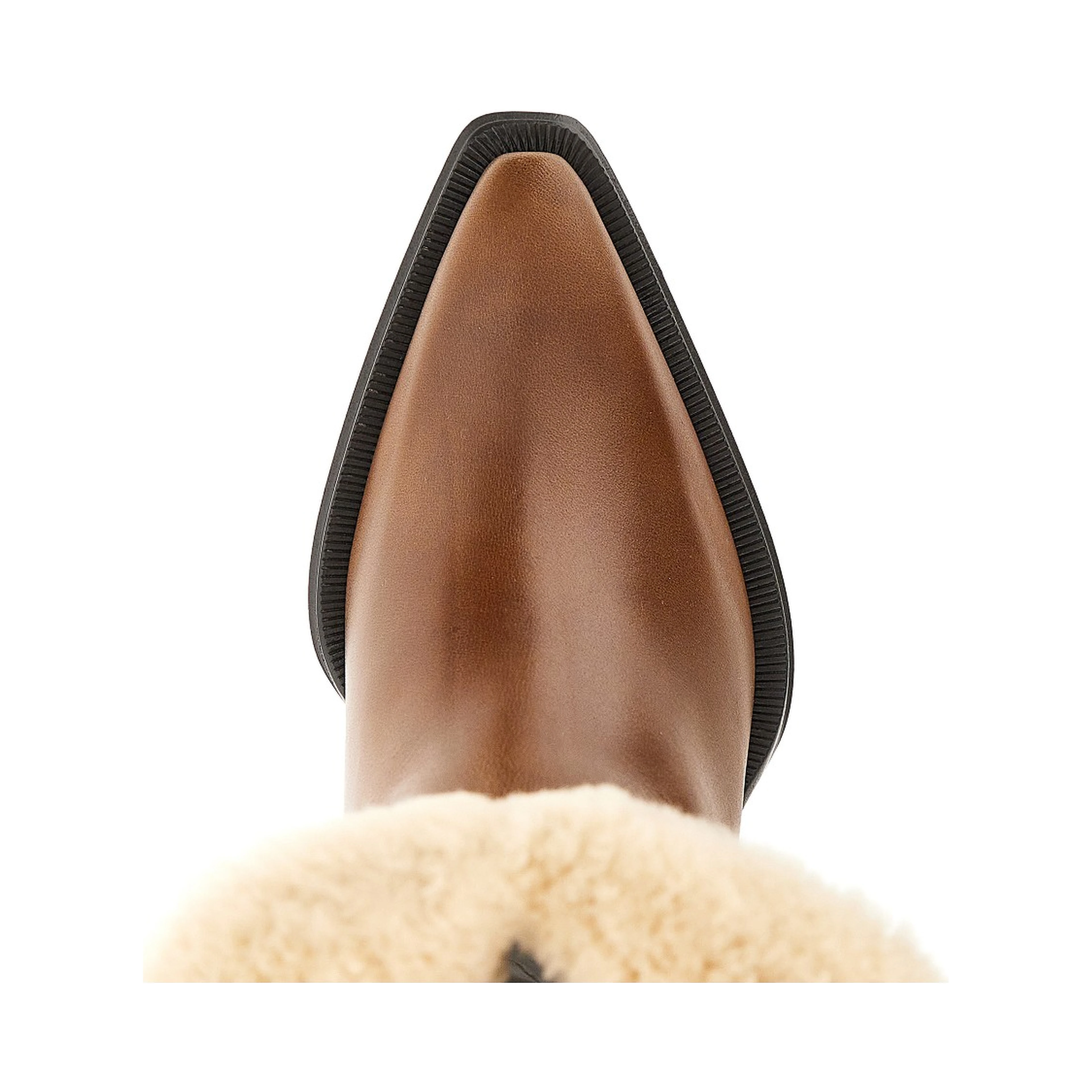 'Azelan' leather and shearling boots