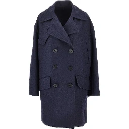 'Silence' double-breasted coat
