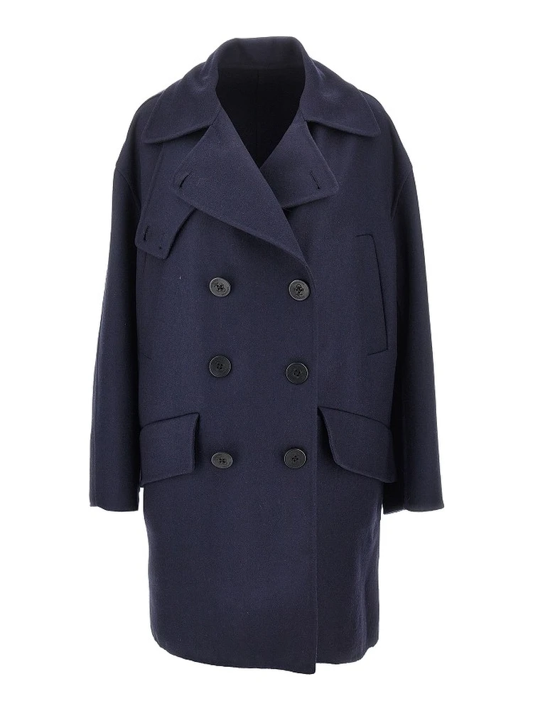 'Silence' double-breasted coat