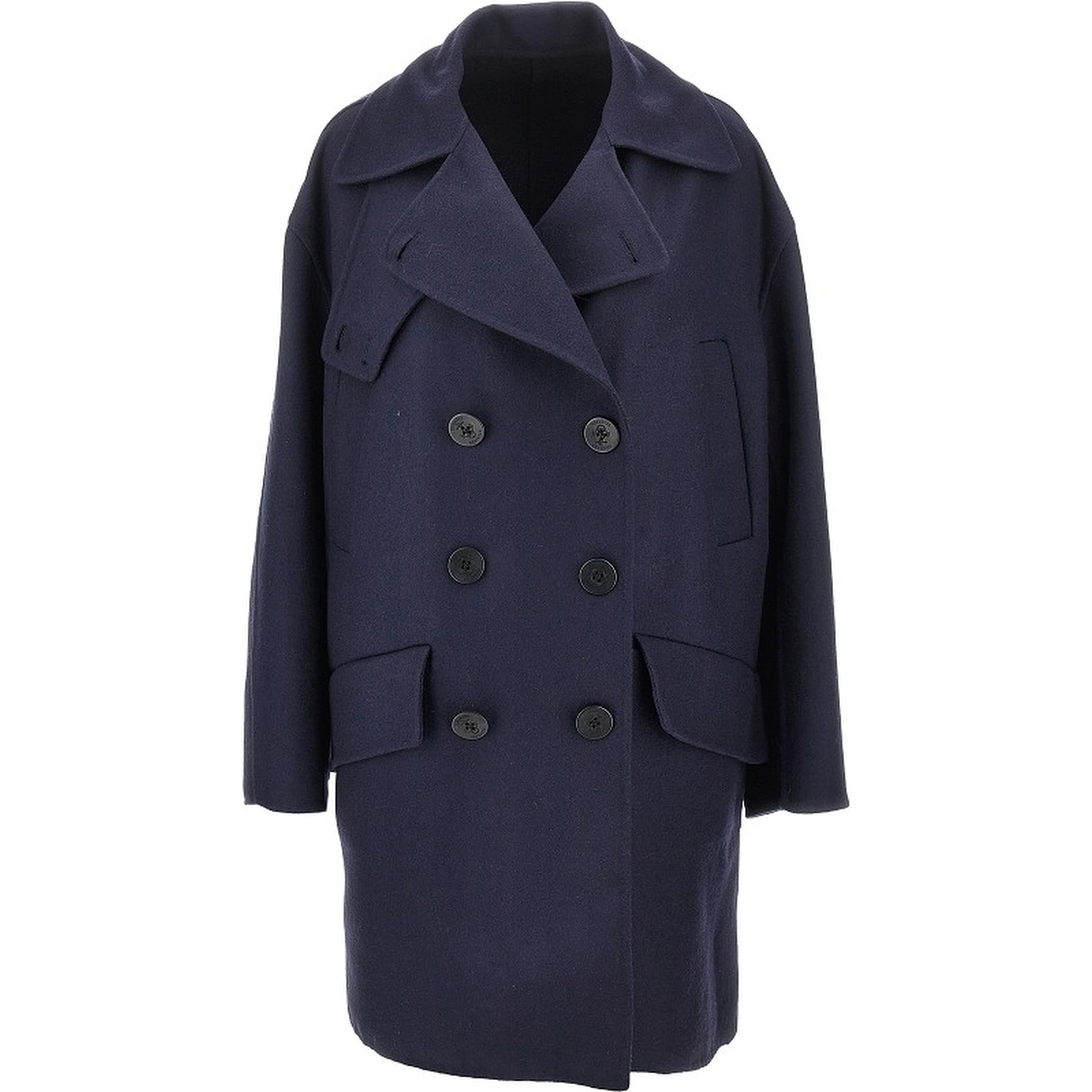 'Silence' double-breasted coat