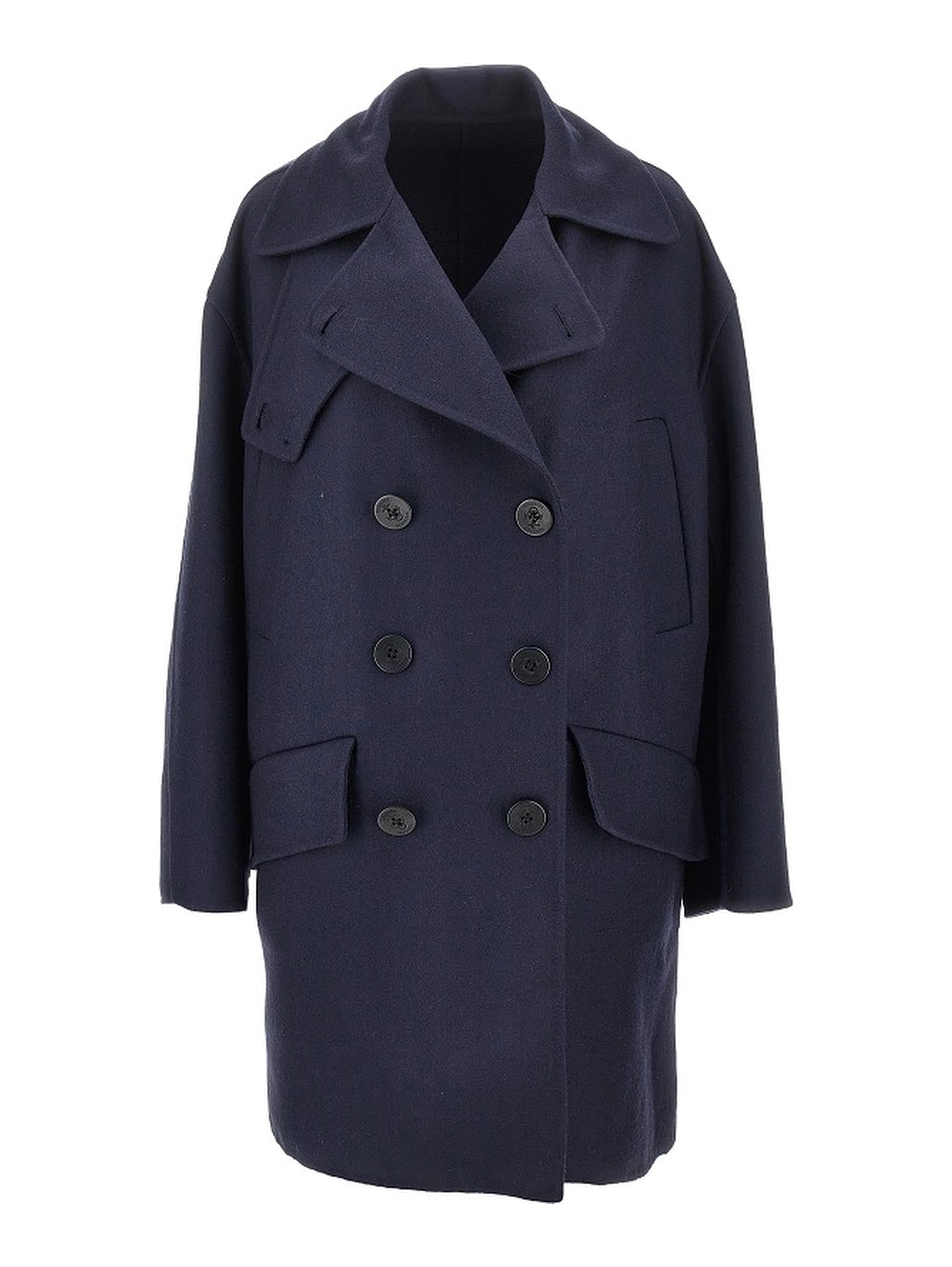 'Silence' double-breasted coat