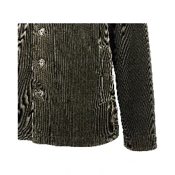 Corduroy shirt jacket