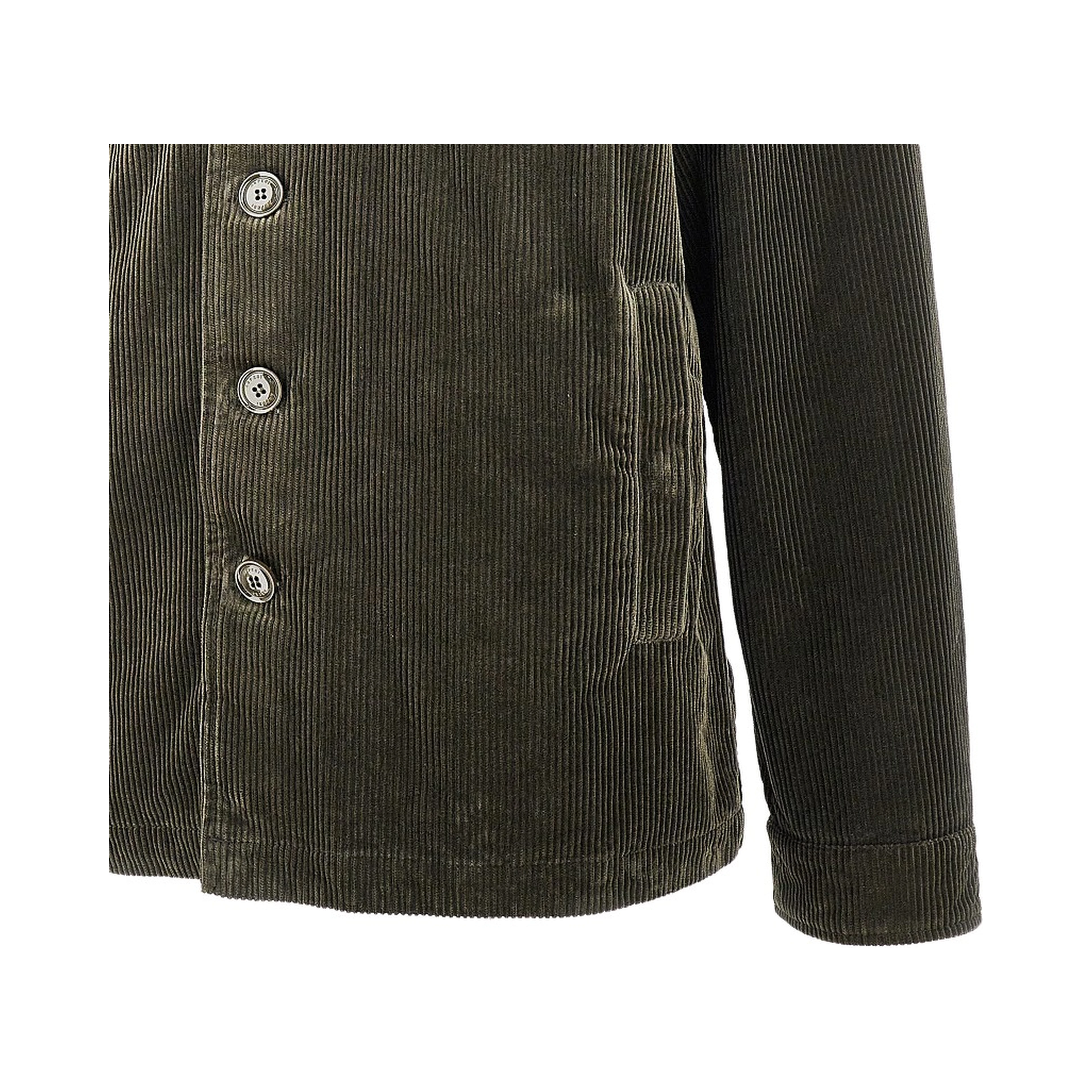 Corduroy shirt jacket