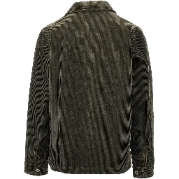 Corduroy shirt jacket