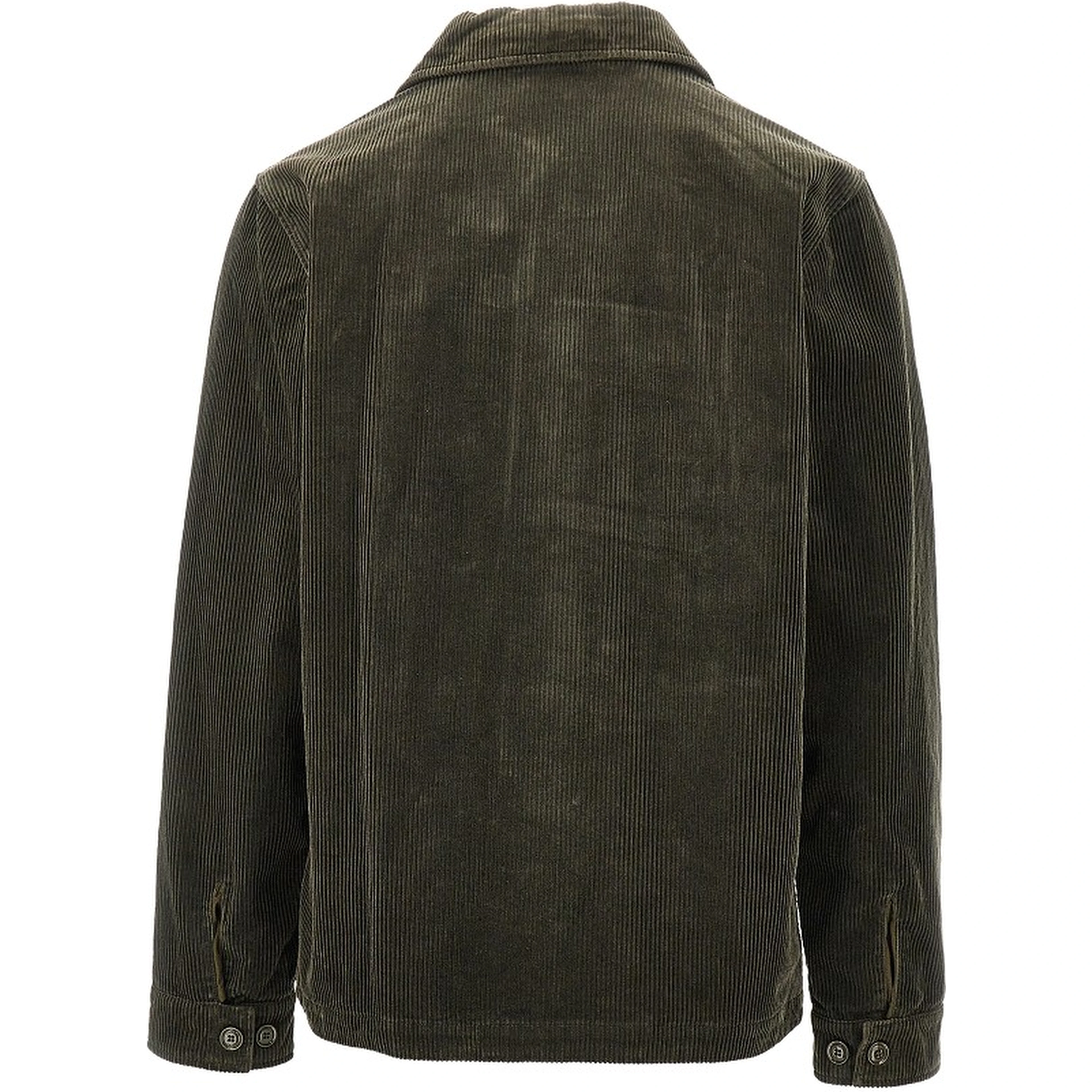 Corduroy shirt jacket