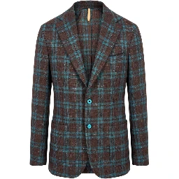 Brown Linen Men's Jacket