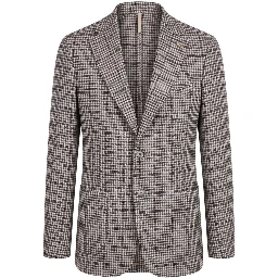 Blue Cotton Men Jacket