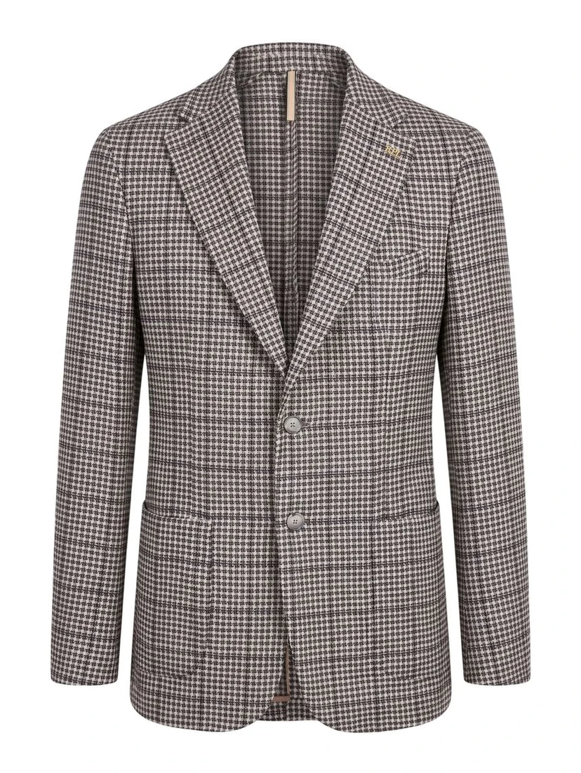 Blue Cotton Men Jacket