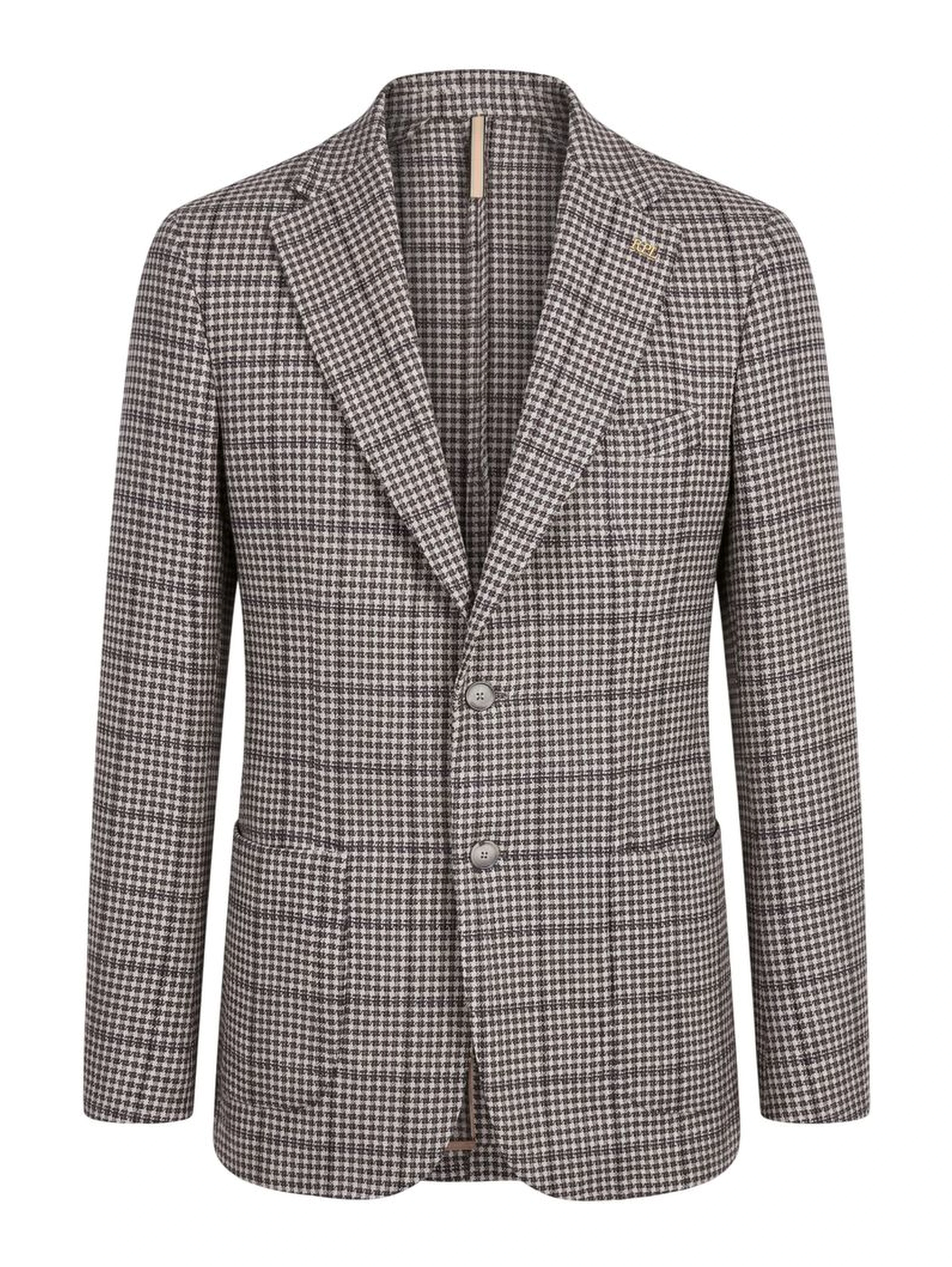 Blue Cotton Men Jacket