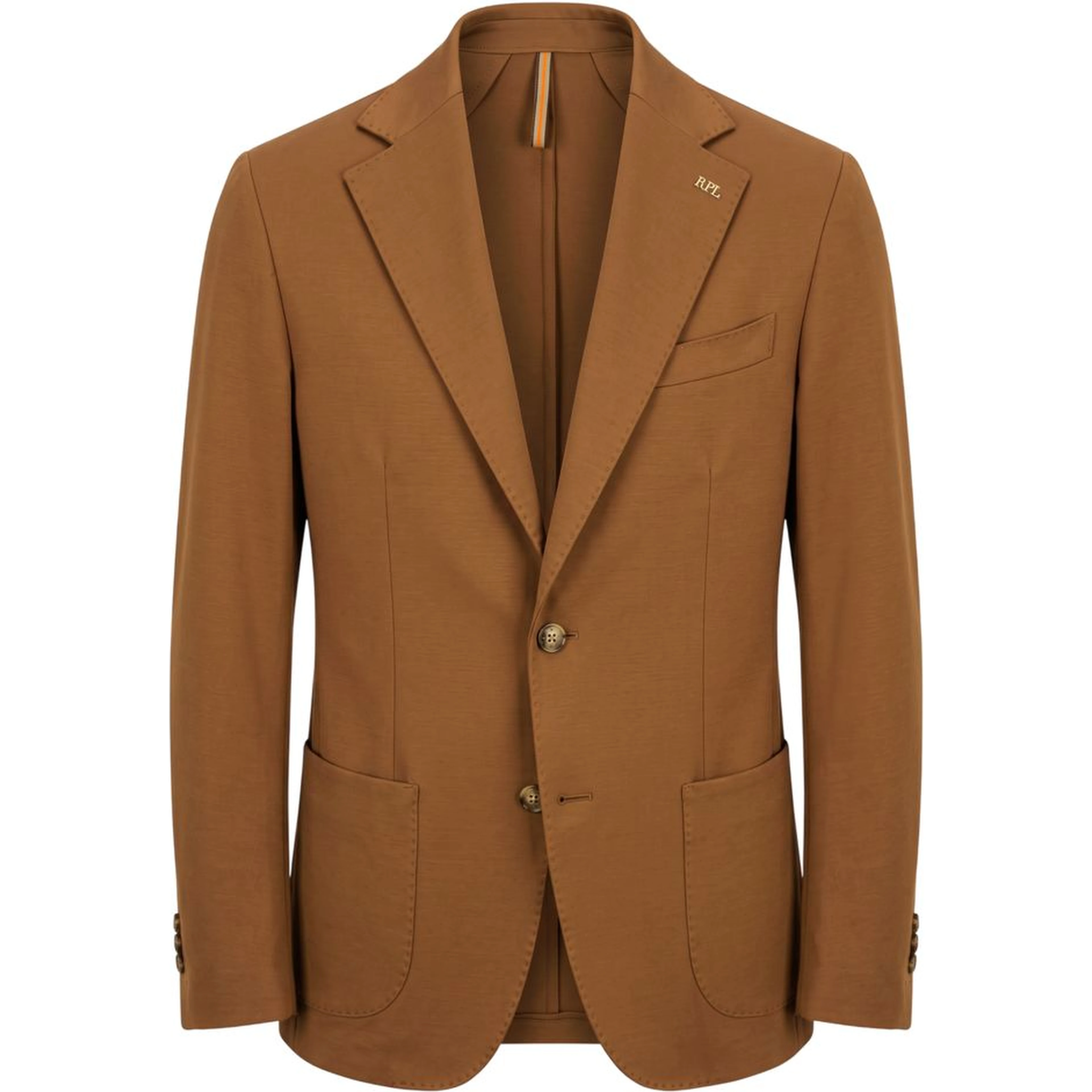 Brown Cotton Men Jacket