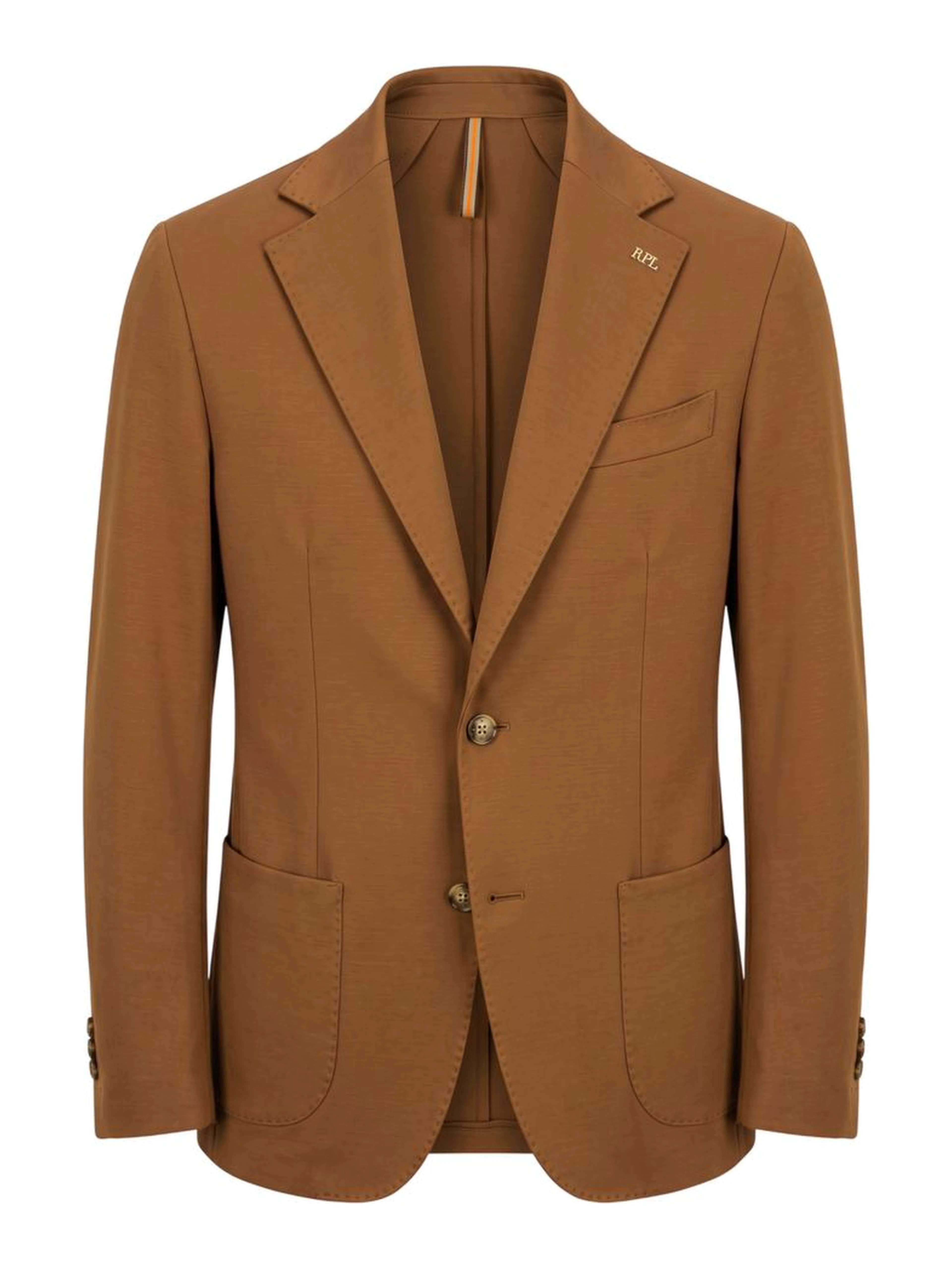 Brown Cotton Men Jacket