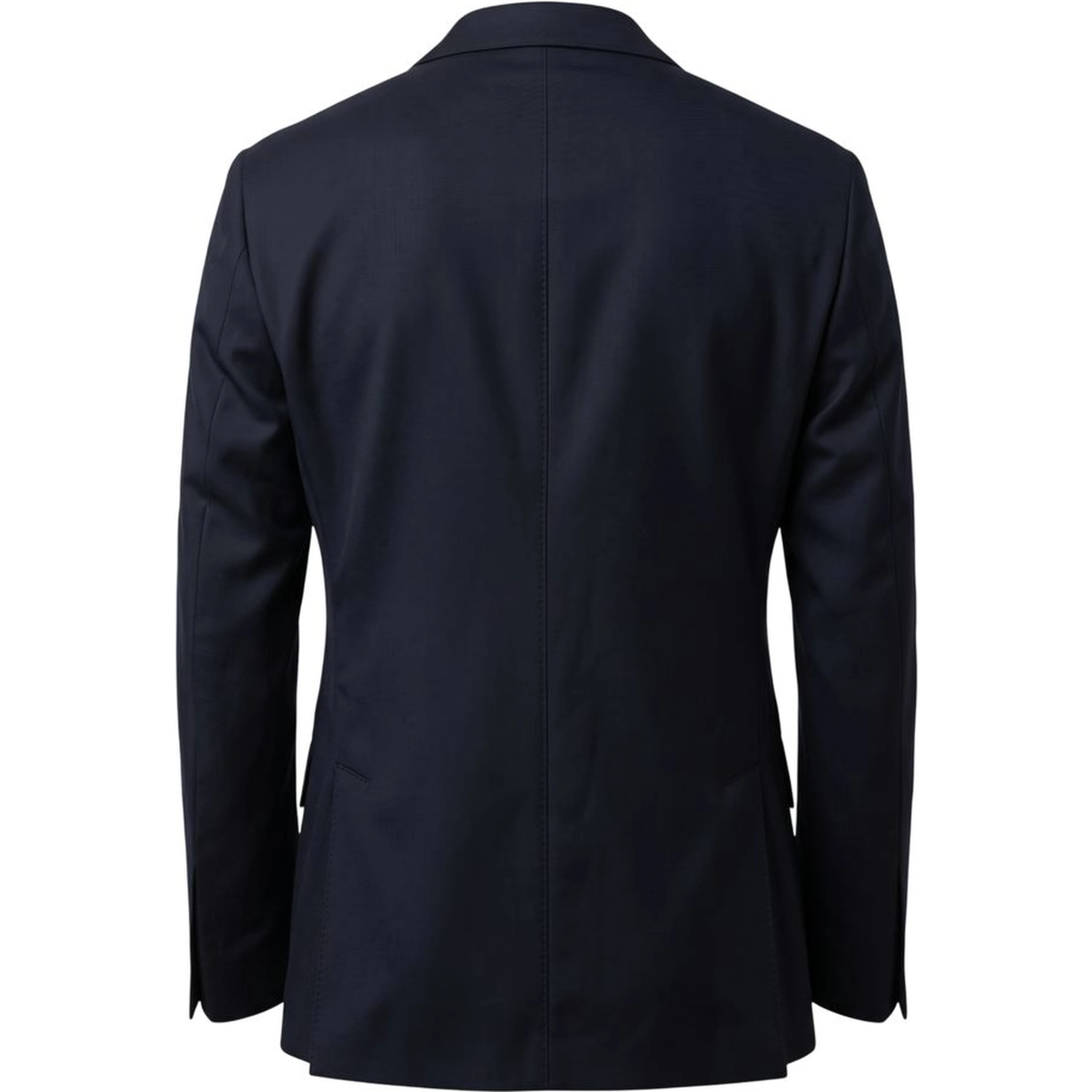 Blue Viscose Men Jacket