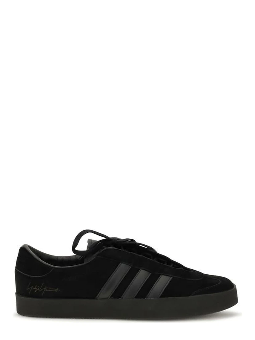Black Calf Leather Bos Taurus Athletic Sneakers