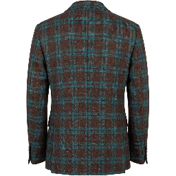 Brown Linen Men's Jacket