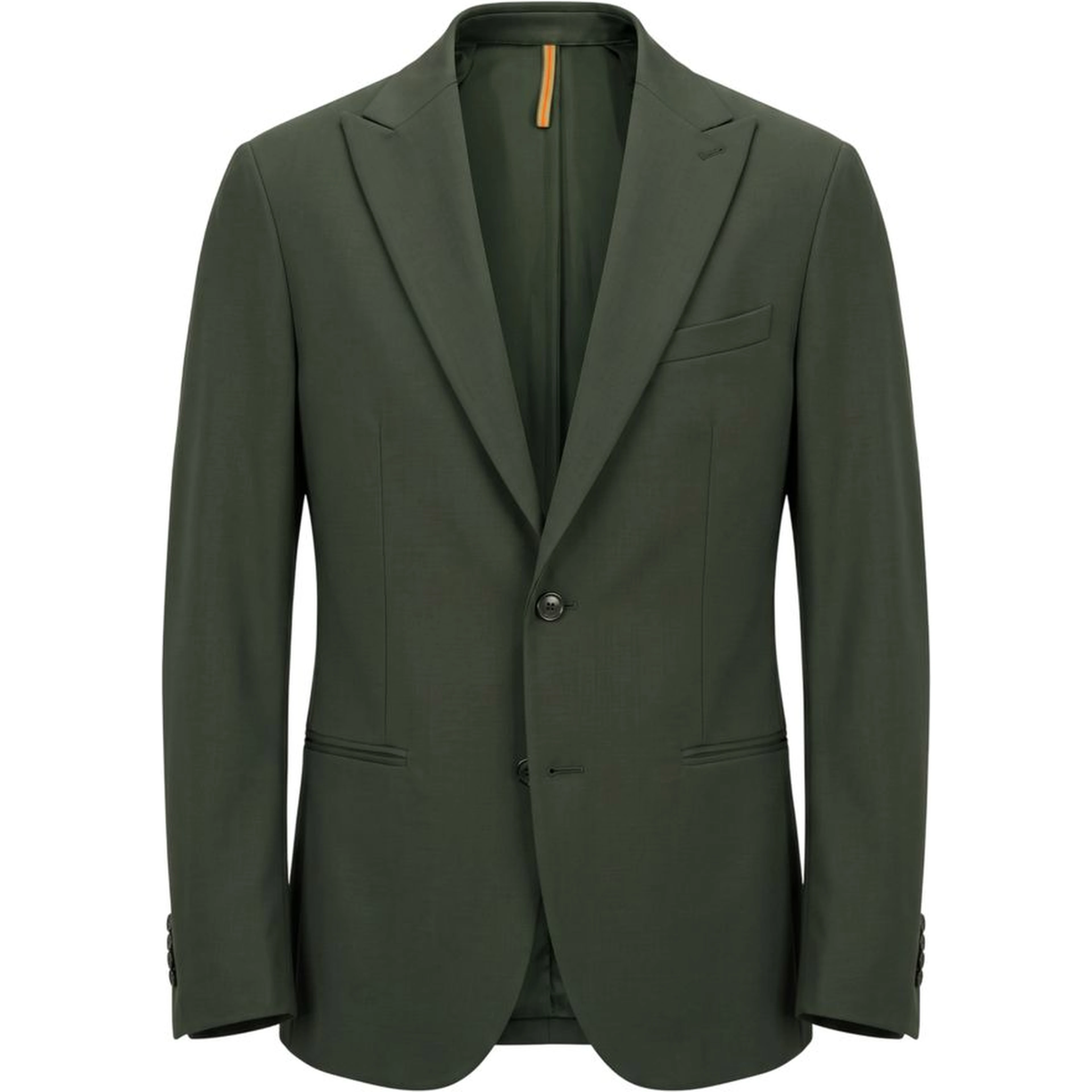 Green Viscose Men's Jacket