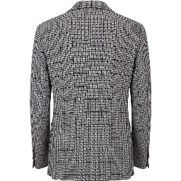 Blue Cotton Men Jacket