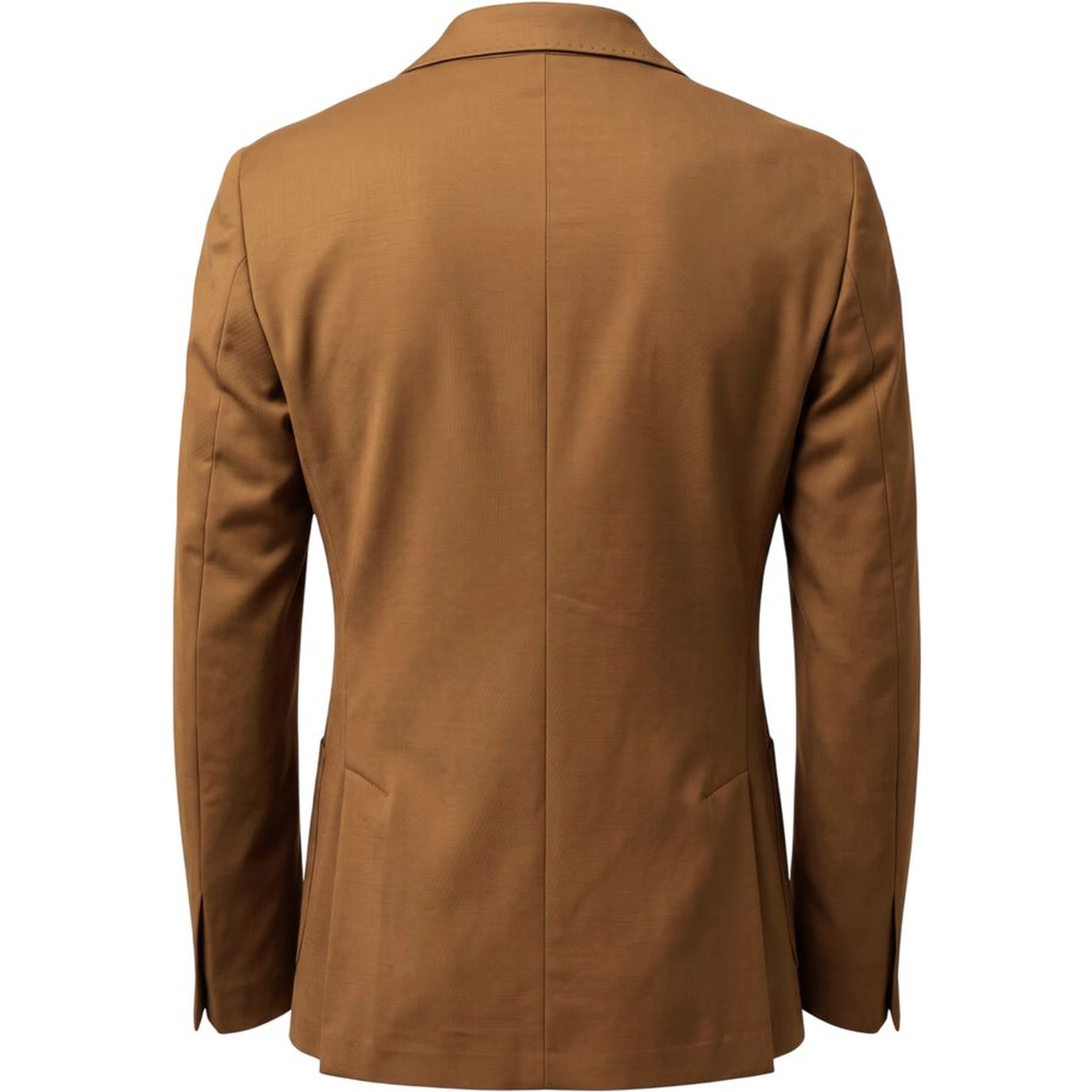 Brown Cotton Men Jacket