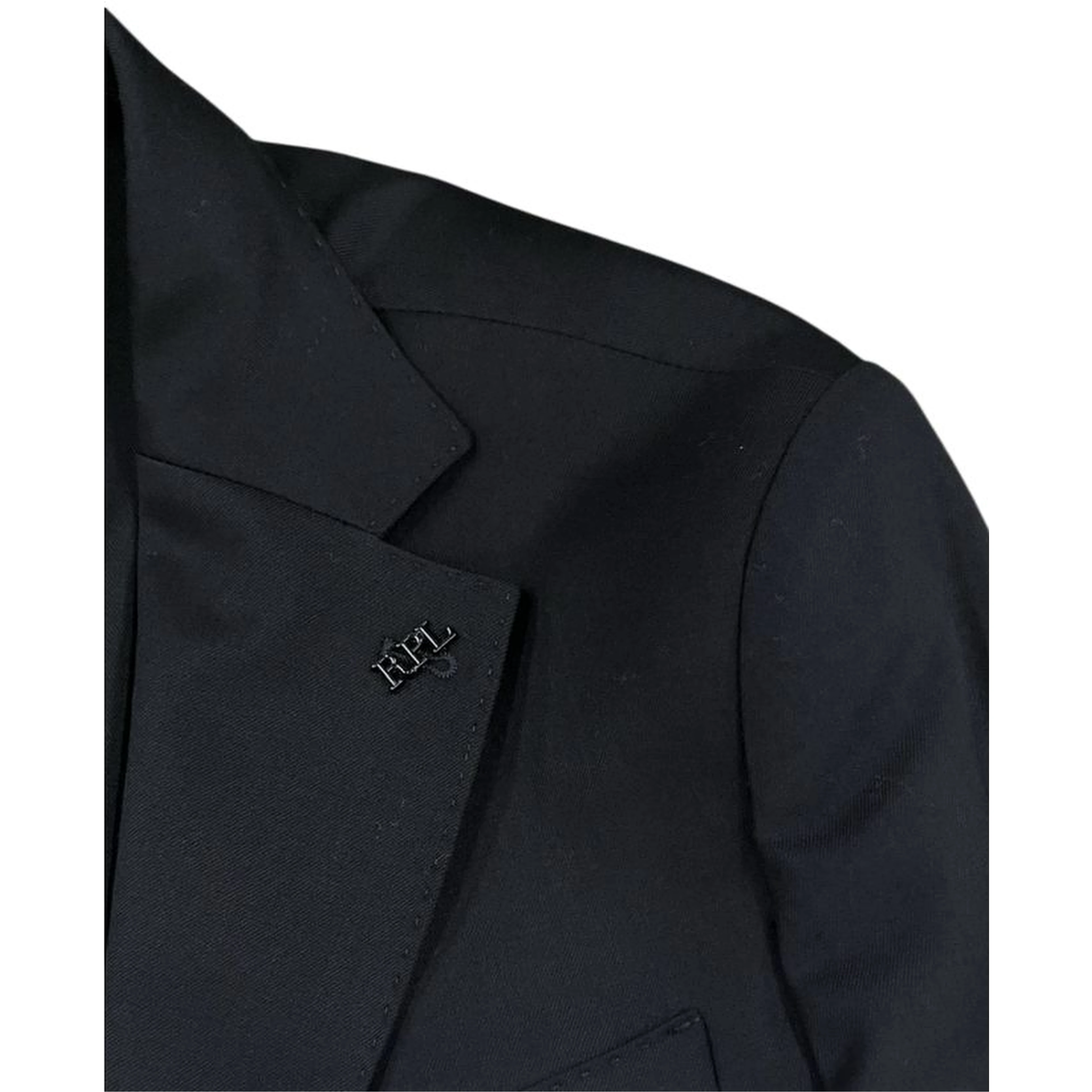 Blue Viscose Men Jacket