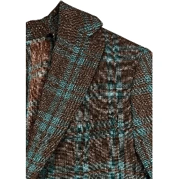 Brown Linen Men's Jacket