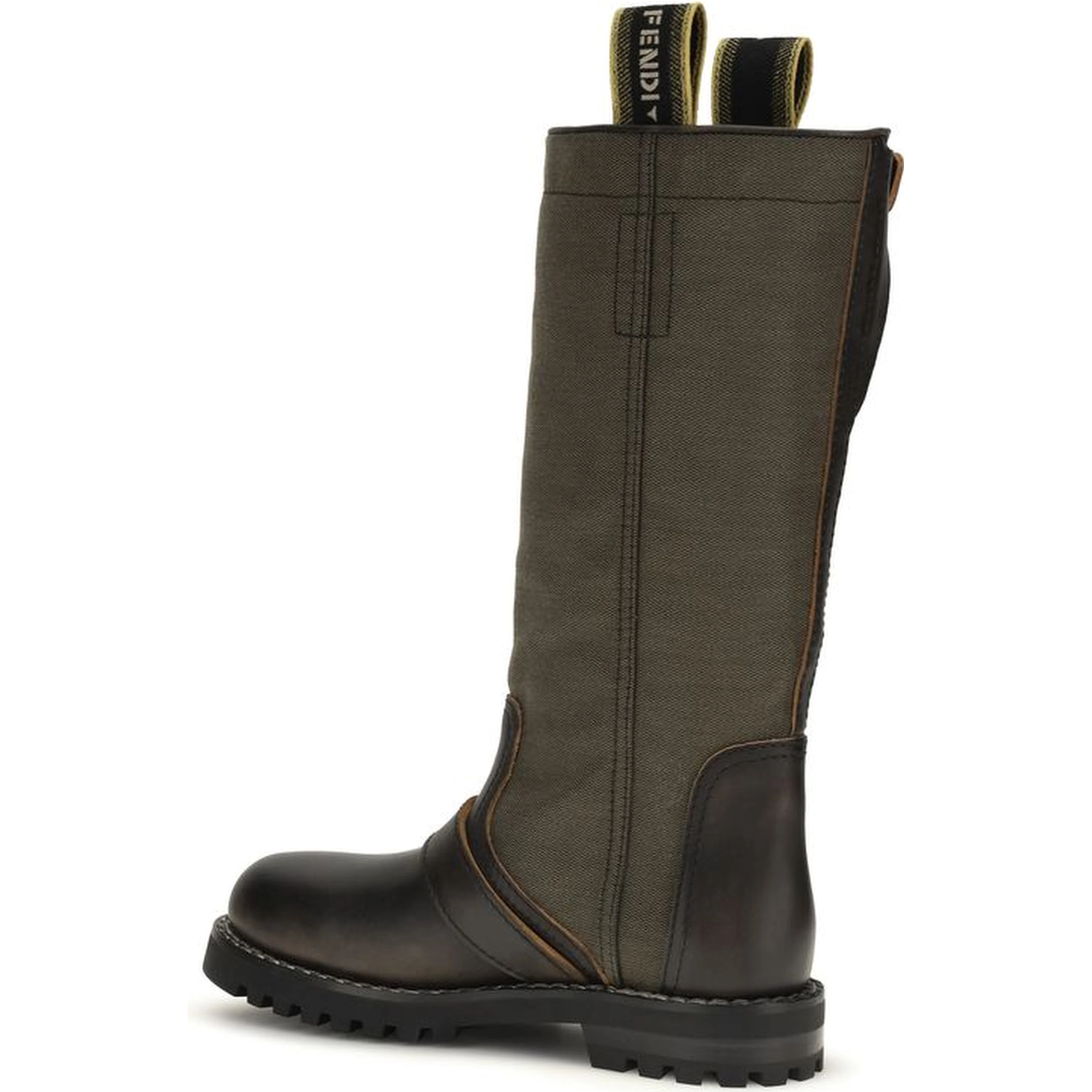 Bicolor Cotton Boots