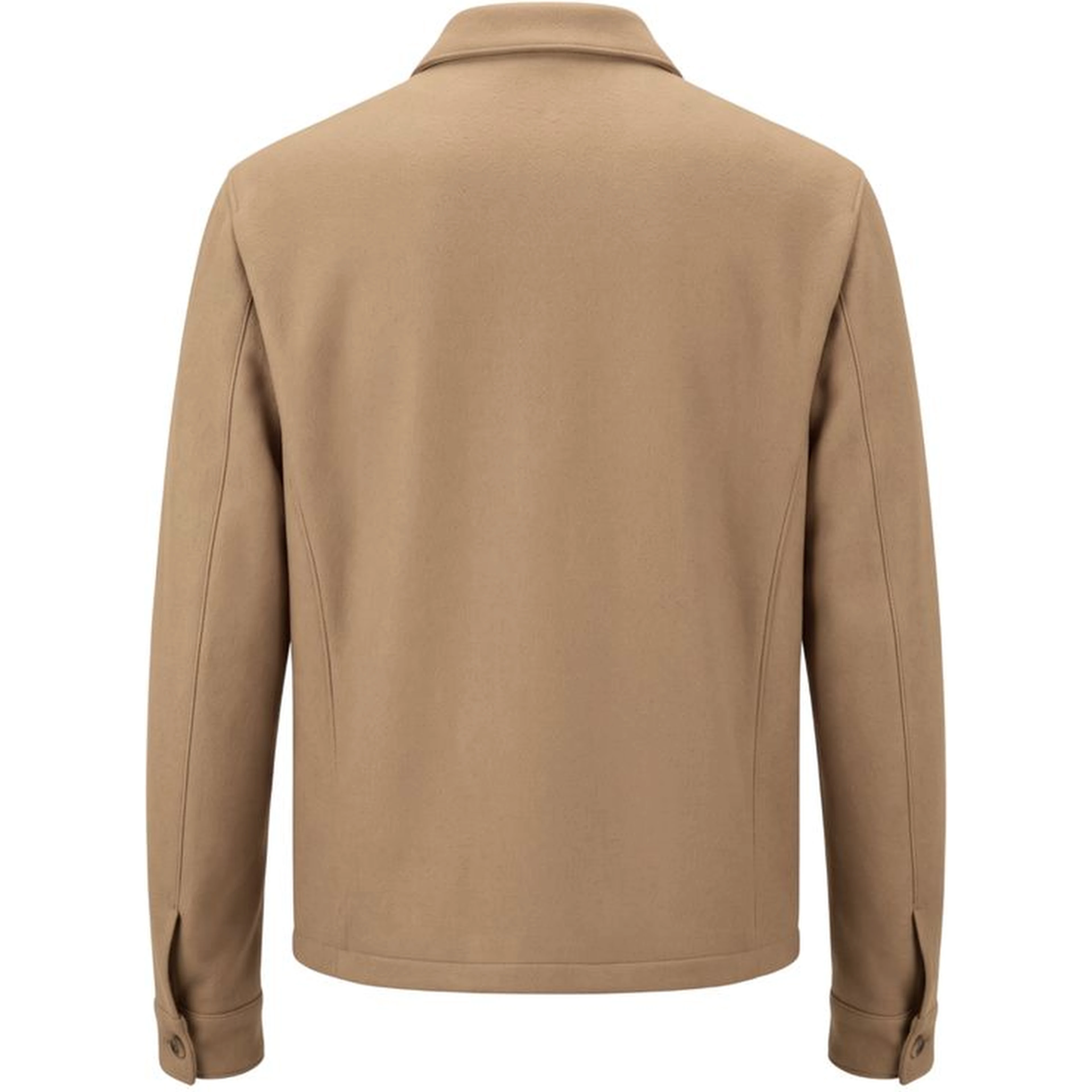 Beige Wool Men's Jacket