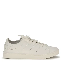 White Calf Leather Bos Taurus Athletic Sneakers