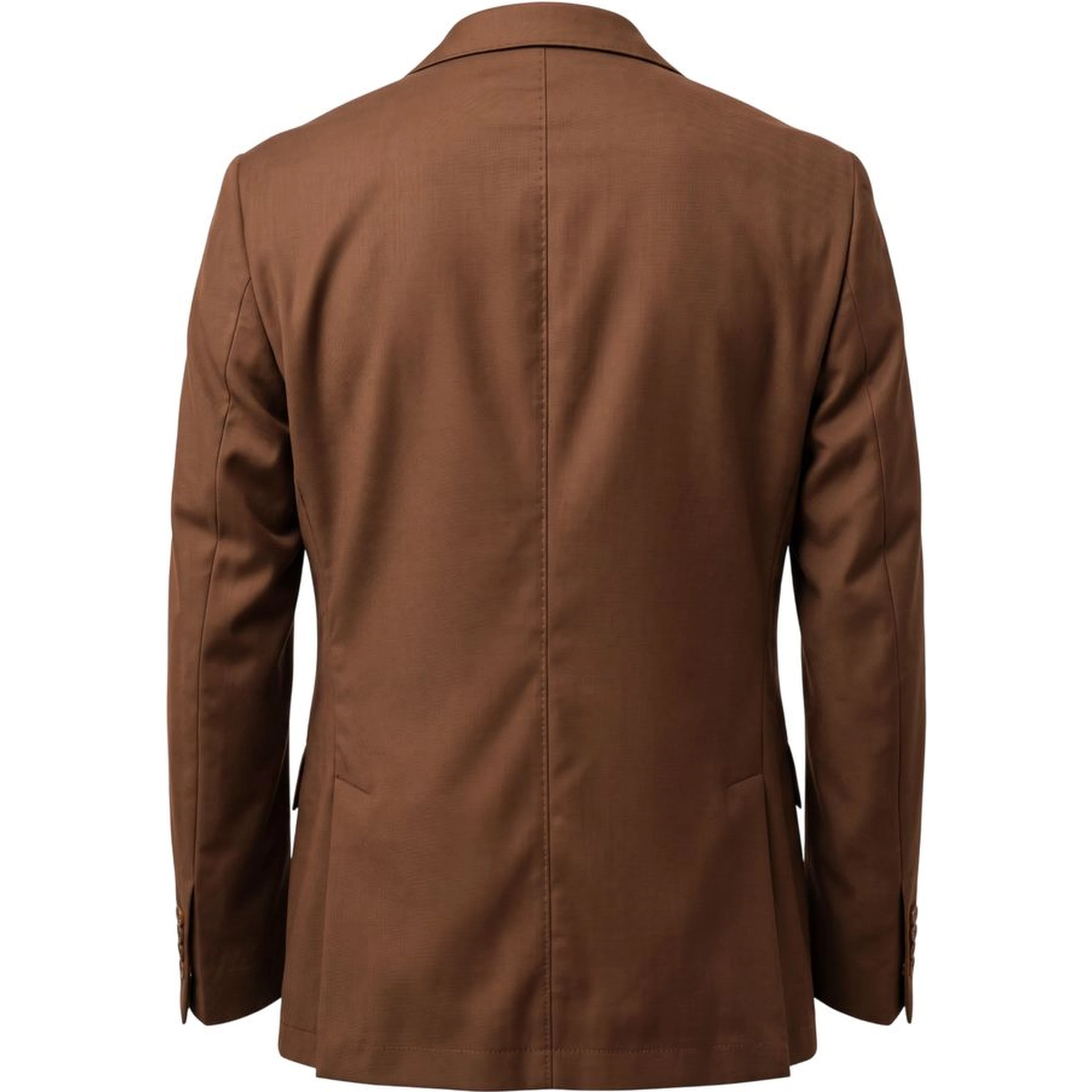 Brown Viscose Men's Jacket