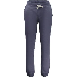 Blue Cotton Men's Trouser