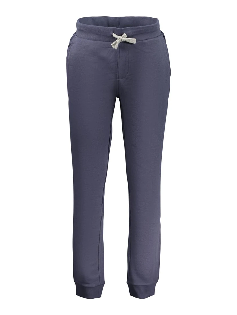 Blue Cotton Men's Trouser