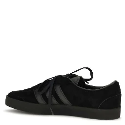 Black Calf Leather Bos Taurus Athletic Sneakers