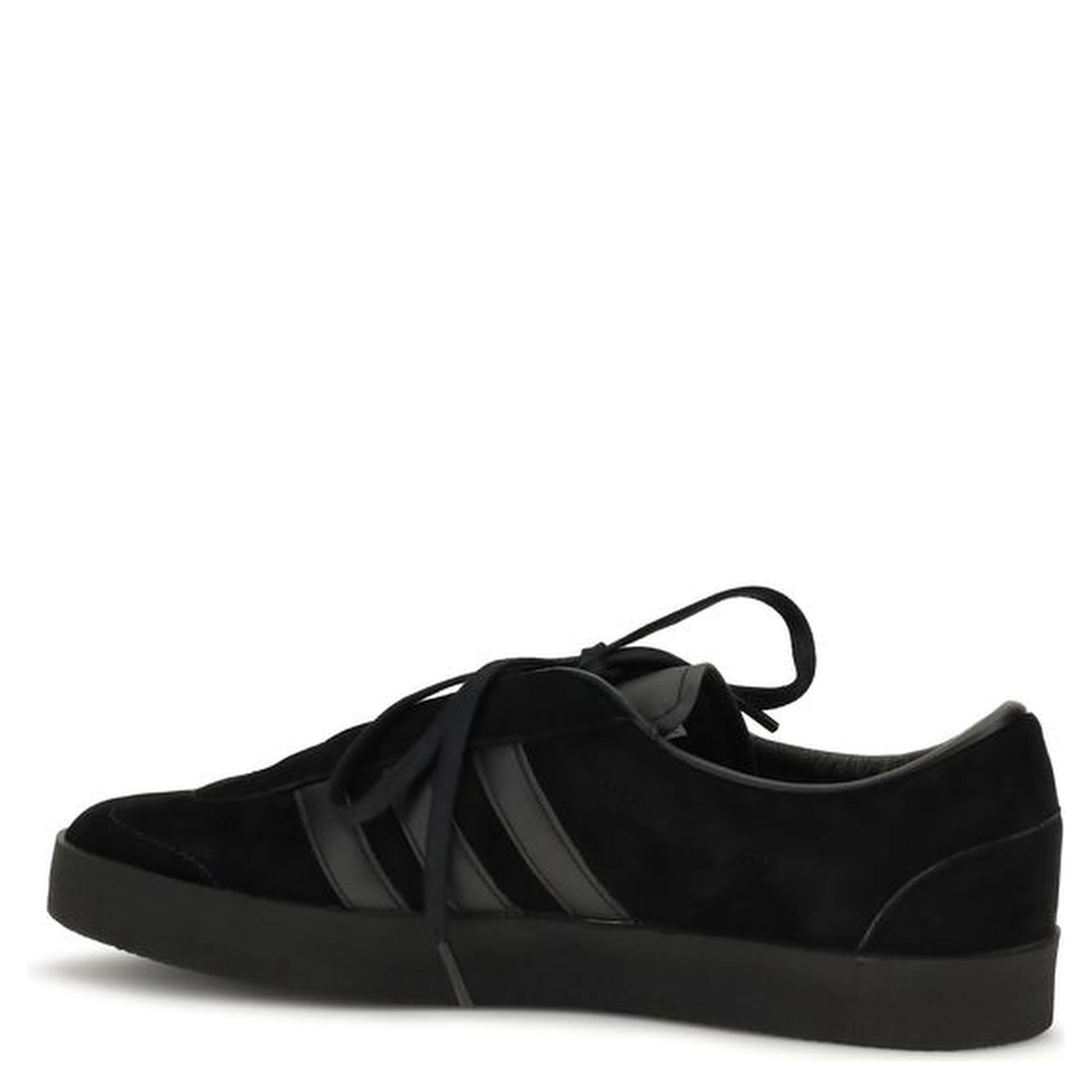 Black Calf Leather Bos Taurus Athletic Sneakers