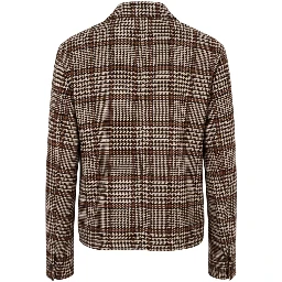 Black Viscose Men Jacket