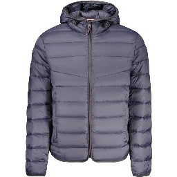 Blue Poliammide Mens Jacket