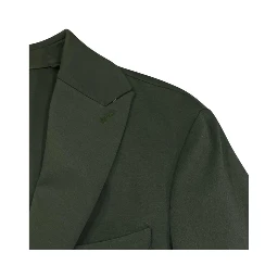 Green Viscose Men's Jacket