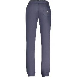Blue Cotton Men's Trouser