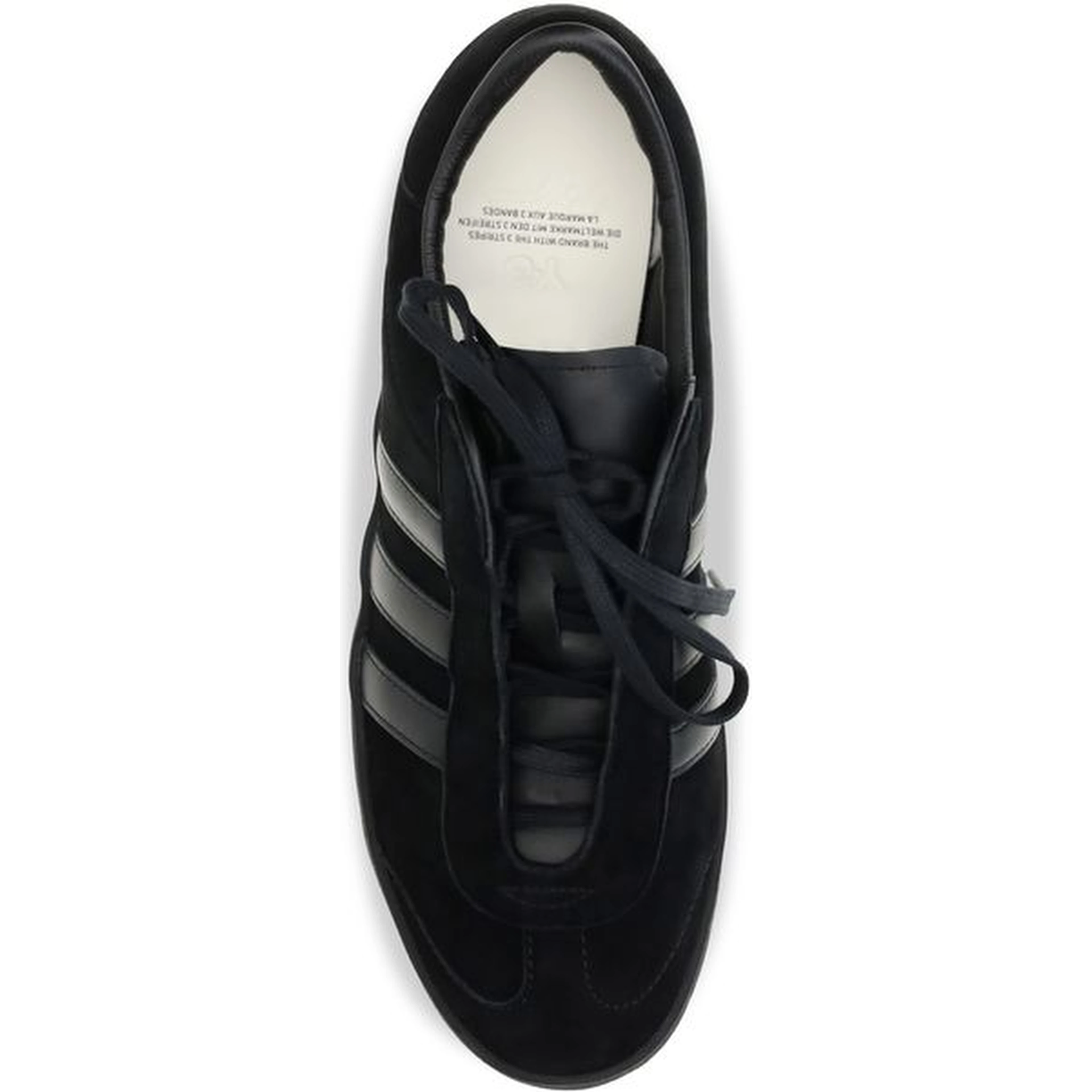 Black Calf Leather Bos Taurus Athletic Sneakers